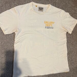 Gallery Dept Cream Short Sleeve Tee